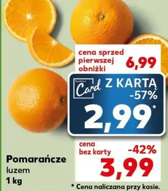 Kaufland Pomarańcze 1kg oferta