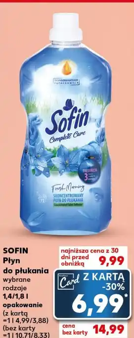 Kaufland SOFIN Płyn do płukania 1,4-1,8l oferta