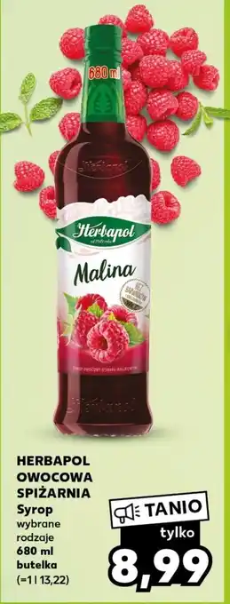 Kaufland HERBAPOL OWOCOWA SPIŻARNIA Syrop 680 ml oferta