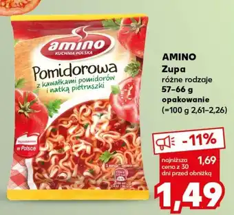 Kaufland AMINO Zupa 57-66 g oferta