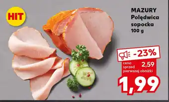 Kaufland MAZURY Polędwica sopocka 100 g oferta