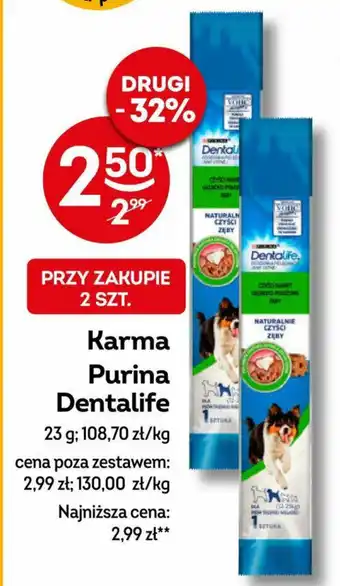 Żabka Karma Purina Dentalife 23 g oferta