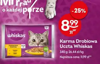 Żabka Karma Drobiowa Uczta Whiskas 340 g oferta