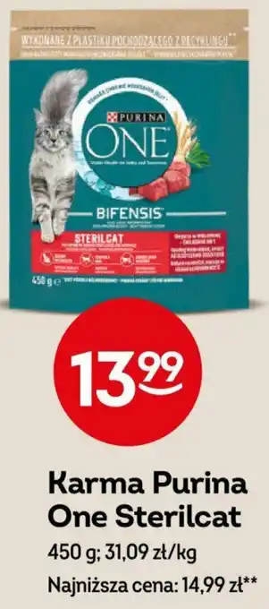 Żabka Karma Purina One Sterilcat 450 g oferta