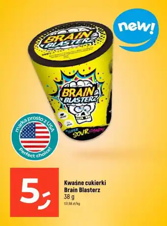 Dealz Kwaśne cukierki Brain Blasterz 38 g oferta