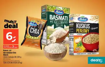 Dealz Kasza, ryż lub nasiona Chia Melvit 80-320 g oferta