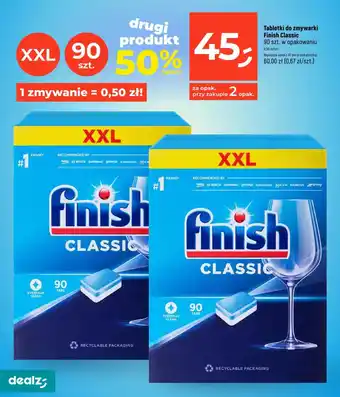 Dealz Tabletki do zmywarki Finish Classic oferta