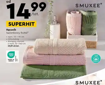 Biedronka SMUKEE Ręcznik łazienkowy frotté oferta