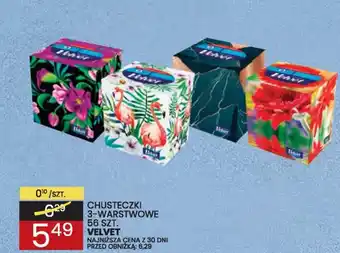 Wafelek CHUSTECZKI 3-WARSTWOWE 56 SZT. VELVET oferta