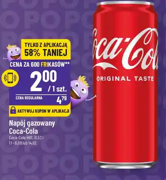 Polomarket Napój gazowany Coca-Cola HBC 0,33l oferta