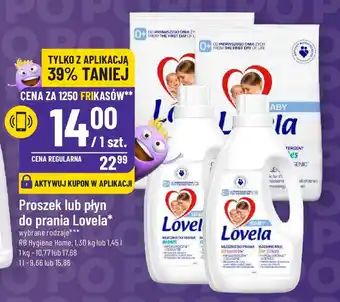 Proszek lub płyn do prania Lovela RB Hygiene Home 1,30 kg/1,45 l