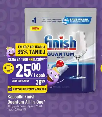 Polomarket Kapsułki Finish Quantum All-in-One 35 szt. oferta
