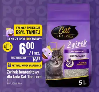 Żwirek bentonitowy dla kota Cat The Lord 5 l