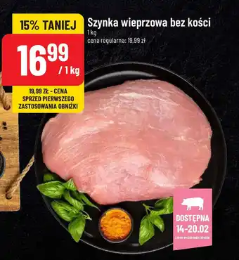 Polomarket Szynka wieprzowa bez kości 1 kg oferta