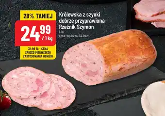 Polomarket Królewska z szynki dobrze przyprawiona Rzeźnik Szymon 1 kg oferta