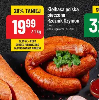 Polomarket Kiełbasa polska pieczona Rzeźnik Szymon 1 kg oferta