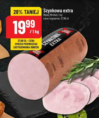 Polomarket Szynkowa extra Madej Wróbel, 1 kg oferta