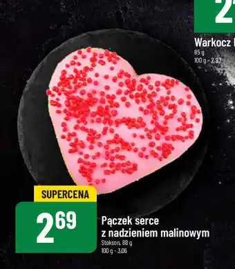Polomarket Pączek serce z nadzieniem malinowym 88 g oferta
