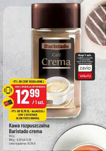 Polomarket Kawa rozpuszczalna Baristado crema 140 g oferta