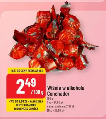 Polomarket Wiśnie w alkoholu Conchador 100 g oferta