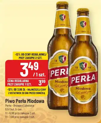 Polomarket Piwo Perła Miodowa 0,5 l oferta