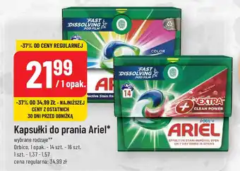 Polomarket Kapsułki do prania Ariel 14-16 szt. oferta