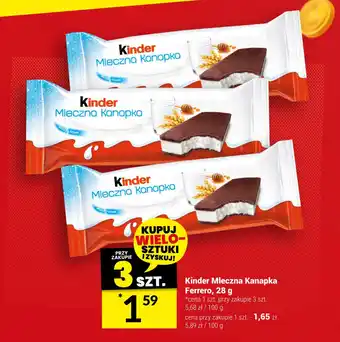 Twój Market Kinder Mleczna Kanapka Ferrero, 28 g oferta