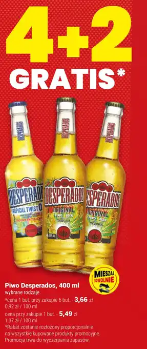 Twój Market Piwo Desperados, 400 ml oferta