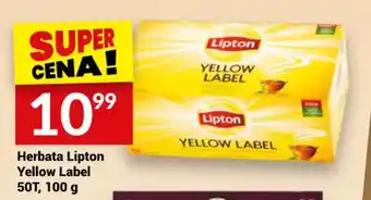 Twój Market Herbata Lipton Yellow Label 50T 100 g oferta