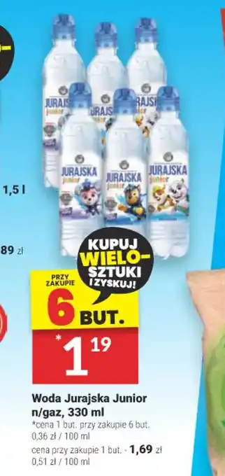 Twój Market Woda Jurajska Junior n/gaz 330 ml oferta
