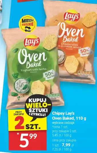 Twój Market Chipsy Lay's Oven Baked 110 g oferta