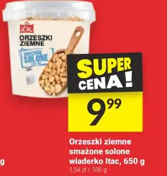 Twój Market Orzeszki ziemne smażone solone wiaderko Itac 650 g oferta