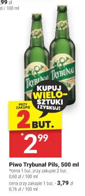 Twój Market Piwo Trybunał Pils 500 ml oferta