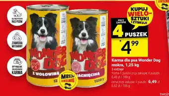 Twój Market Karma dla psa Wonder Dog mokra 1,25 kg oferta