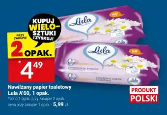 Twój Market Nawilżany papier toaletowy Lula A'60 oferta
