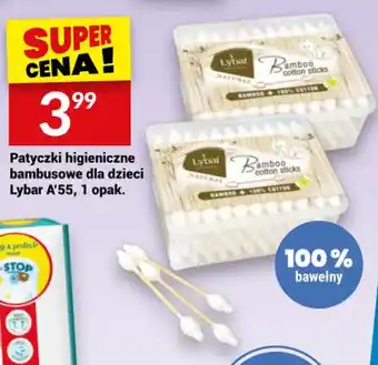 Twój Market Patyczki higieniczne bambusowe dla dzieci Lybar A'55 oferta
