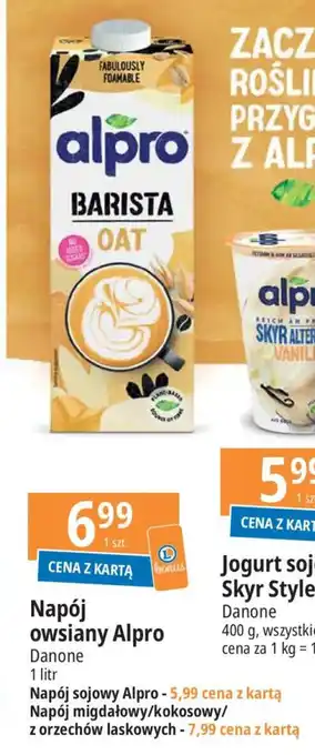 E.Leclerc Napój owsiany Alpro Danone 1l oferta