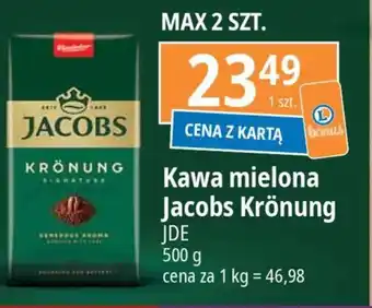 E.Leclerc Kawa mielona Jacobs Krönung JDE 500g oferta