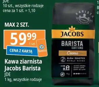 E.Leclerc Kawa ziarnista Jacobs Barista JDE 1kg oferta