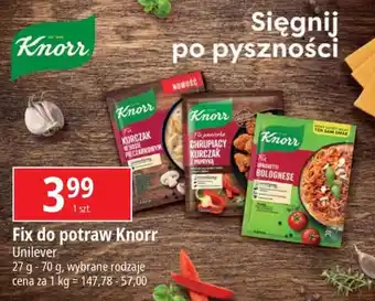 E.Leclerc Fix do potraw Knorr Unilever 27-70g oferta