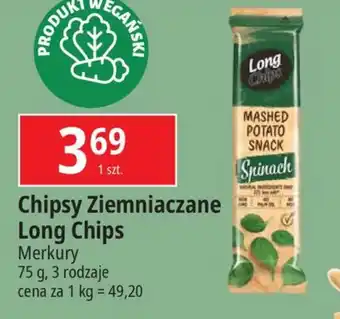 E.Leclerc Chipsy Ziemniaczane Long Chips Merkury 75g oferta