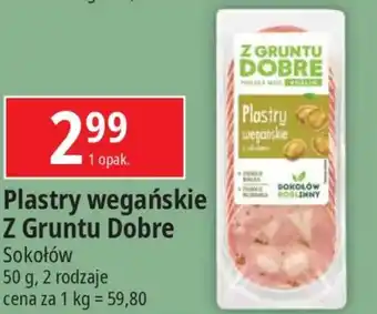 E.Leclerc Plastry wegańskie Z Gruntu Dobre Sokołów 50g oferta