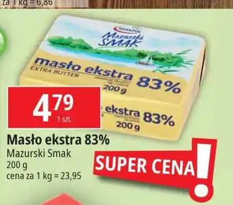 E.Leclerc Masło ekstra 83% Mazurski Smak 200g oferta