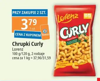 E.Leclerc Chrupki Curly Lorenz 100-120g oferta