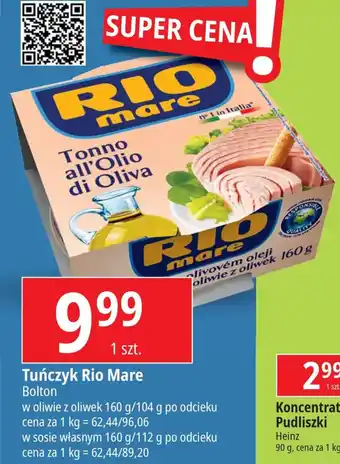 E.Leclerc Tuńczyk Rio Mare Bolton 160/104g oferta