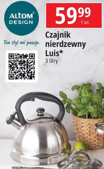 E.Leclerc Czajnik nierdzewny Luis 3l oferta