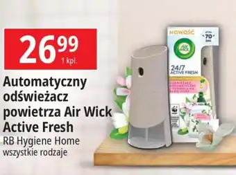 E.Leclerc Automatyczny odświeżacz powietrza Air Wick Active Fresh RB Hygiene Home oferta