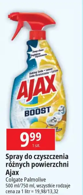 E.Leclerc Spray do czyszczenia różnych powierzchni Ajax Colgate Palmolive 500/750ml oferta