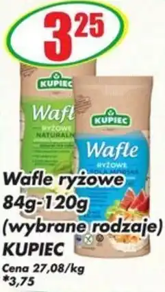Sezamek Wafle ryżowe 84g-120g oferta