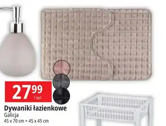 E.Leclerc Dywaniki łazienkowe Galicja 45 x 70 cm + 45 x 45 cm oferta